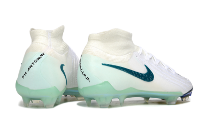 Nike Phantom Luna Elite NU FG Firm Ground Soccer Cleats - White/Black/Jade
