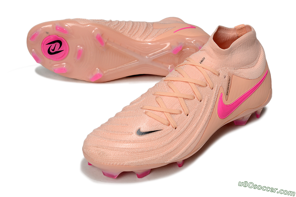 Nike Phantom Luna Elite NU FG Firm Ground Soccer Cleats - Pink/Black 3