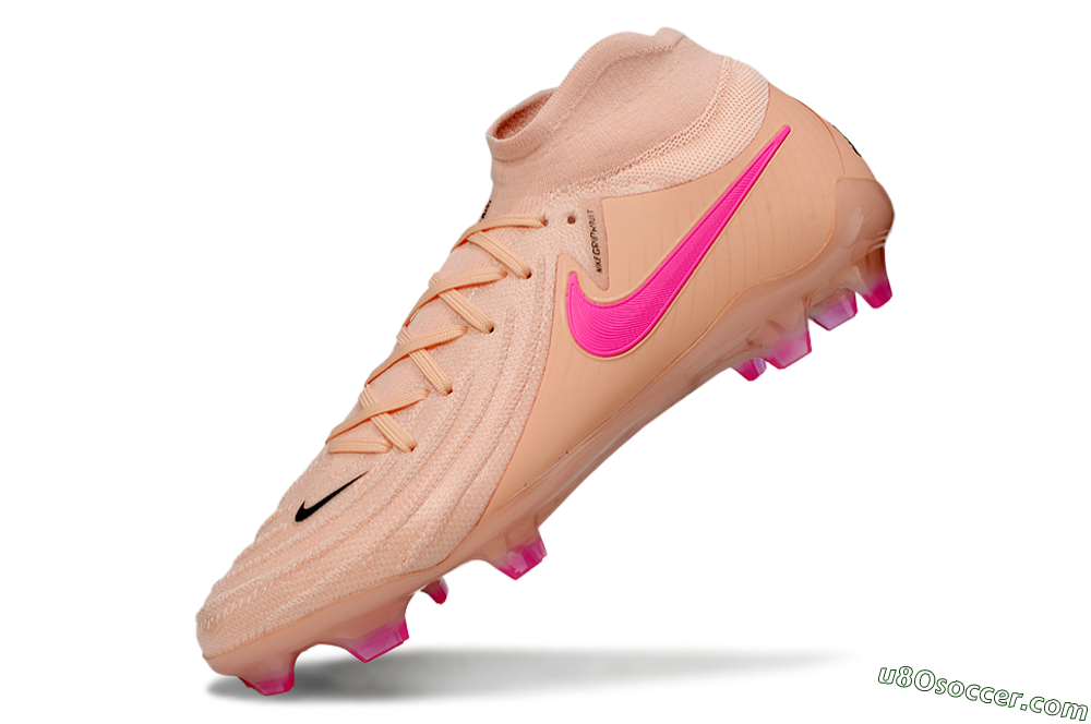 Nike Phantom Luna Elite NU FG Firm Ground Soccer Cleats - Pink/Black 5