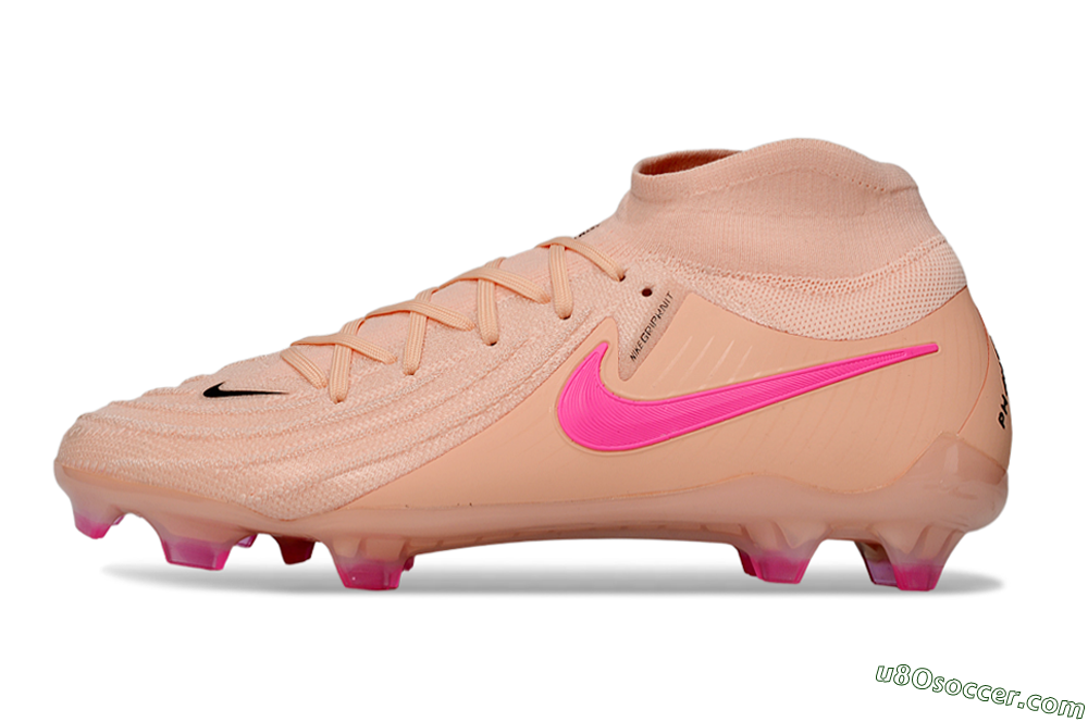 Nike Phantom Luna Elite NU FG Firm Ground Soccer Cleats - Pink/Black 2