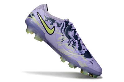 Nike Tiempo Legend 10 Elite FG Firm Ground Soccer Cleats - Purple/Black/Yellow