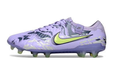 Nike Tiempo Legend 10 Elite FG Firm Ground Soccer Cleats - Purple/Black/Yellow