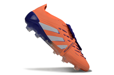 Adidas Predator Elite Foldover Tongue FG Firm Ground Soccer Cleats - Orange/White/Blue