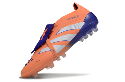 Adidas Predator Elite Foldover Tongue FG Firm Ground Soccer Cleats - Orange/White/Blue