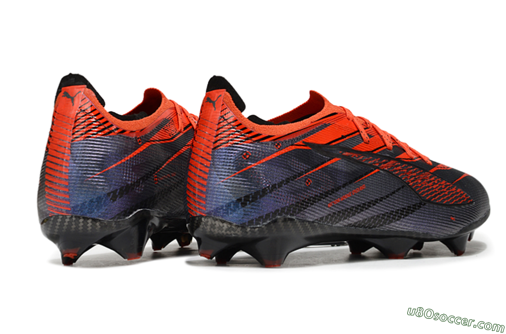 Puma Ultra 5 Ultimate FG Firm Ground Soccer Cleats - Blue/Black/Red 6