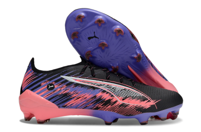 Puma Ultra 5 Ultimate FG Firm Ground Soccer Cleats - Black/Pink/Purple