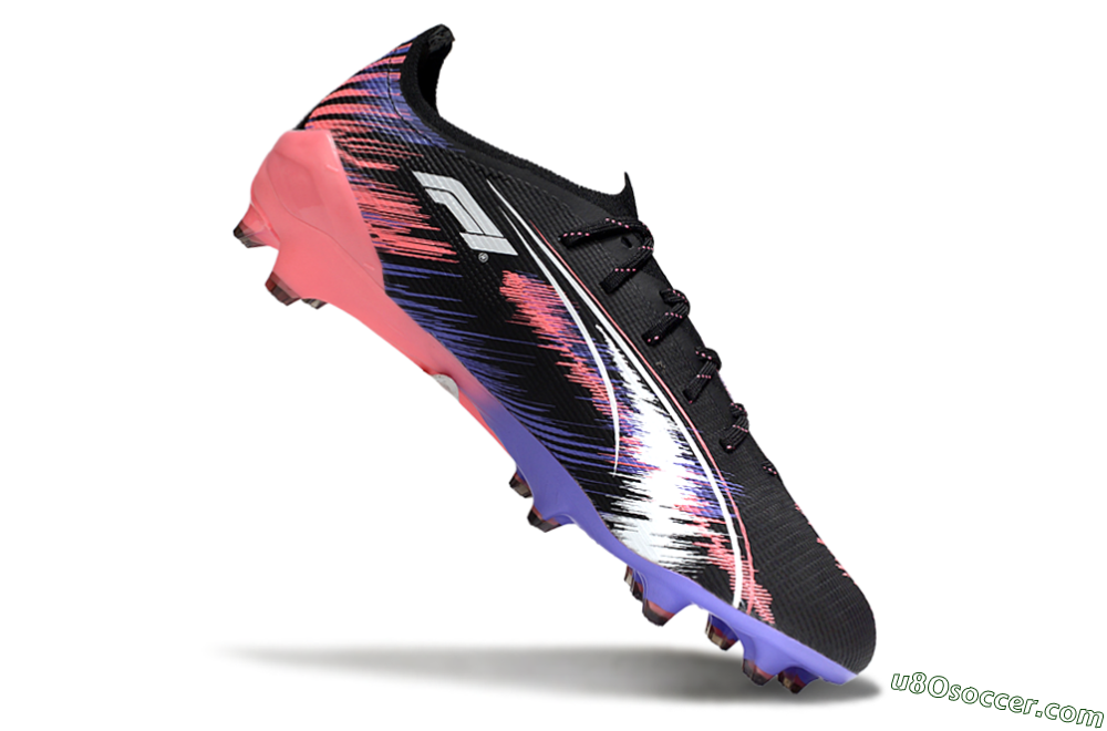 Puma Ultra 5 Ultimate FG Firm Ground Soccer Cleats - Black/Pink/Purple 4