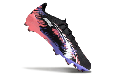 Puma Ultra 5 Ultimate FG Firm Ground Soccer Cleats - Black/Pink/Purple