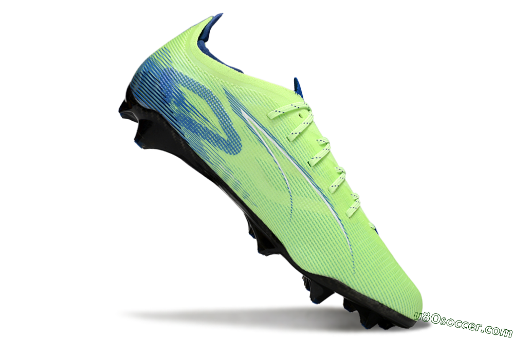 Puma Ultra 5 Ultimate FG Firm Ground Soccer Cleats - Yellow/Blue/White 4