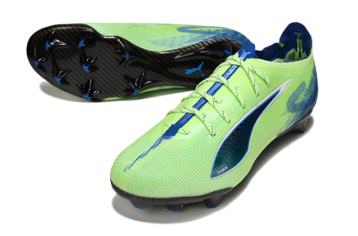 Puma Ultra 5 Ultimate FG Firm Ground Soccer Cleats - Yellow/Blue/White