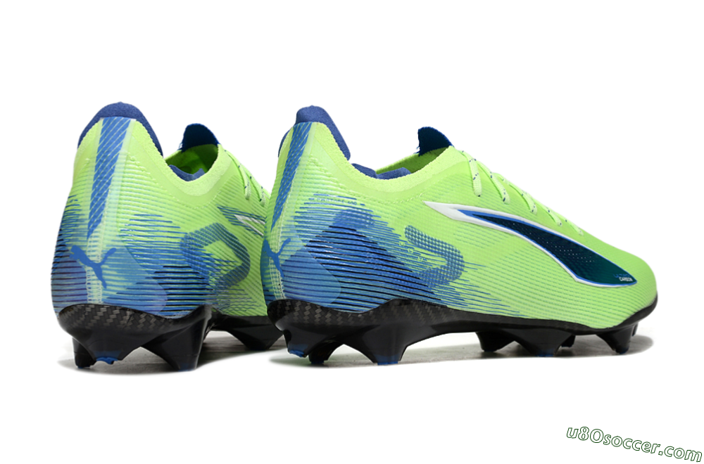 Puma Ultra 5 Ultimate FG Firm Ground Soccer Cleats - Yellow/Blue/White 6