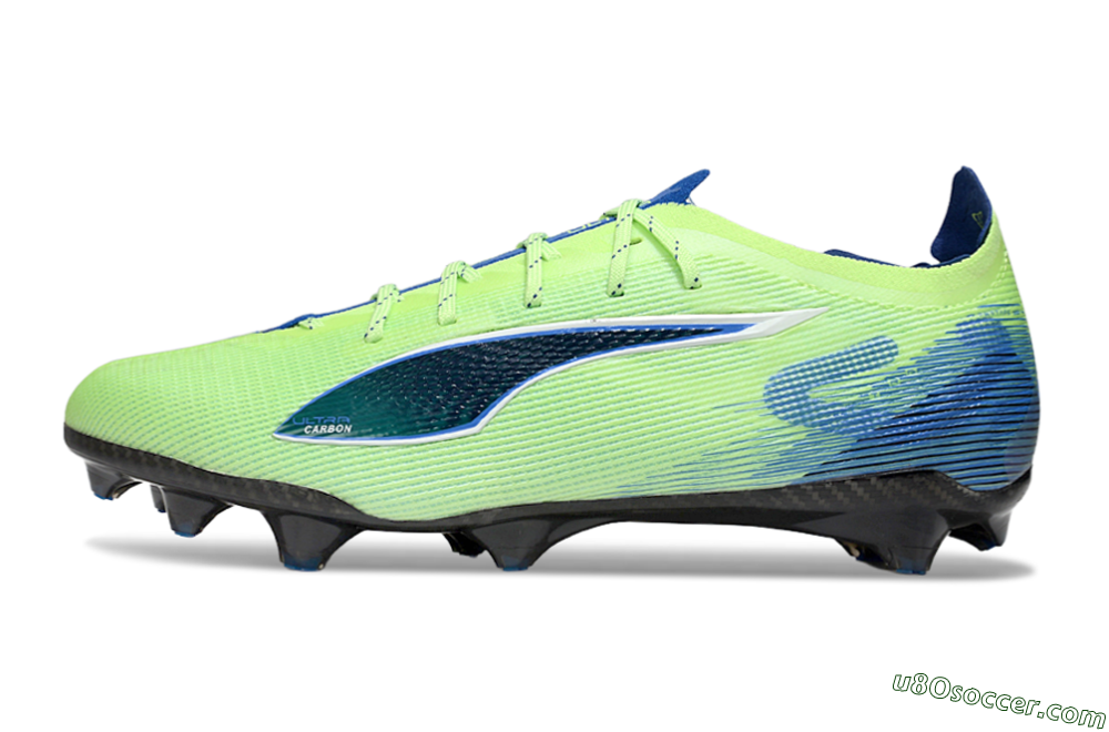 Puma Ultra 5 Ultimate FG Firm Ground Soccer Cleats - Yellow/Blue/White 2