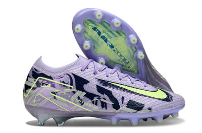 Nike Air Zoom Mercurial Vapor 16 Elite AG Artificial Grass Soccer Cleats - Purple/Black/Yellow