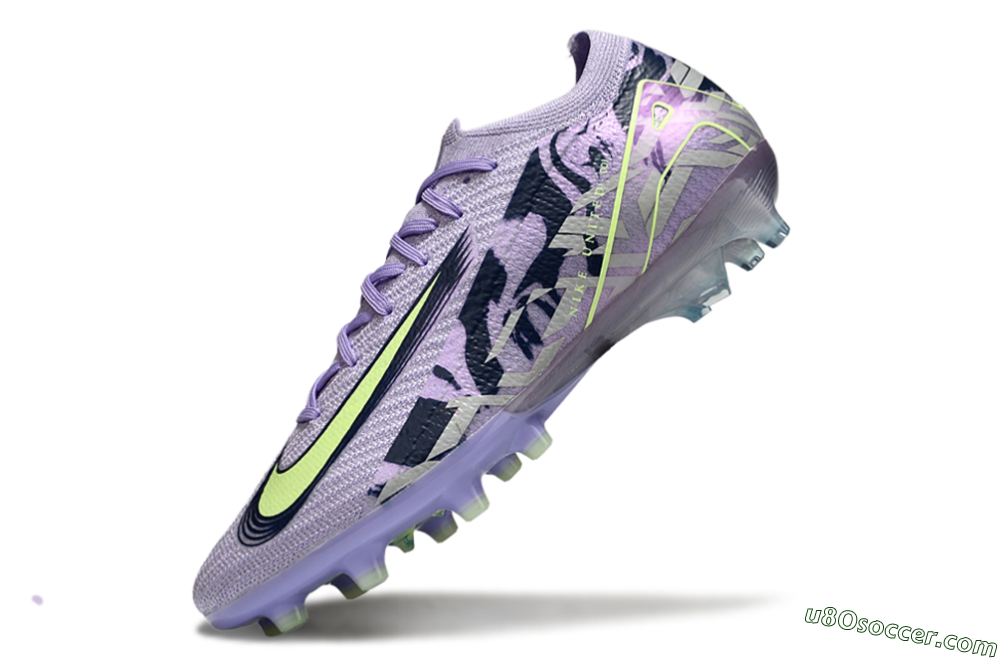 Nike Air Zoom Mercurial Vapor 16 Elite AG Artificial Grass Soccer Cleats - Purple/Black/Yellow 5