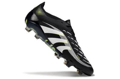 Adidas Predator 25 Elite FG Firm Ground Soccer Cleats - Black/White/Yellow