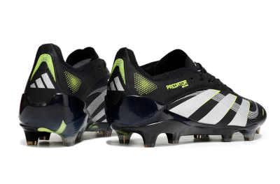 Adidas Predator 25 Elite FG Firm Ground Soccer Cleats - Black/White/Yellow