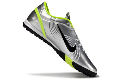 Nike Air Zoom Mercurial Vapor 16 Academy TF Artificial Turf Soccer Shoes - Silver/Black/Yellow
