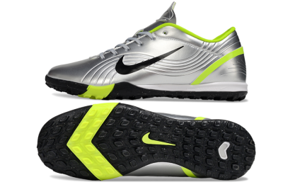 Nike Air Zoom Mercurial Vapor 16 Academy TF Artificial Turf Soccer Shoes - Silver/Black/Yellow