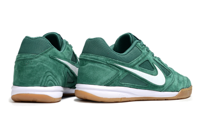 Nike Lunar Gato 2 IC Indoor & Futsal Soccer Shoes - Green/White/Brown