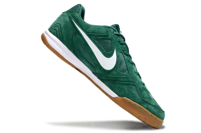 Nike Lunar Gato 2 IC Indoor & Futsal Soccer Shoes - Green/White/Brown