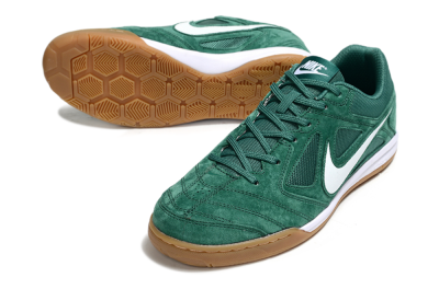 Nike Lunar Gato 2 IC Indoor & Futsal Soccer Shoes - Green/White/Brown