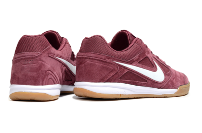 Nike Lunar Gato 2 IC Indoor & Futsal Soccer Shoes - Red/White/Brown
