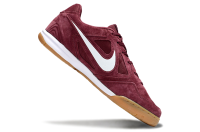 Nike Lunar Gato 2 IC Indoor & Futsal Soccer Shoes - Red/White/Brown