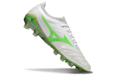 Mizuno Morelia Neo 4 Bate FG Firm Ground Soccer Cleats - White/Yellow