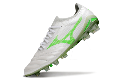 Mizuno Morelia Neo 4 Bate FG Firm Ground Soccer Cleats - White/Yellow