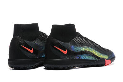 Nike Air Zoom Mercurial Superfly 10 Elite TF Artificial Turf Soccer Shoes - Black/Grey/Pink