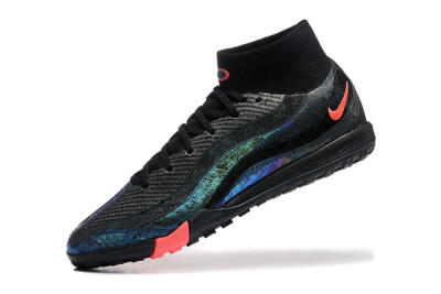 Nike Air Zoom Mercurial Superfly 10 Elite TF Artificial Turf Soccer Shoes - Black/Grey/Pink