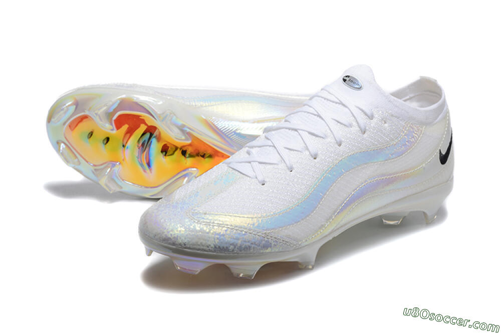 Nike Air Zoom Mercurial Vapor 16 Elite FG Firm Ground Soccer Cleats - White/Black 3