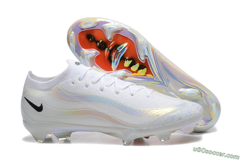 Nike Air Zoom Mercurial Vapor 16 Elite FG Firm Ground Soccer Cleats - White/Black 1
