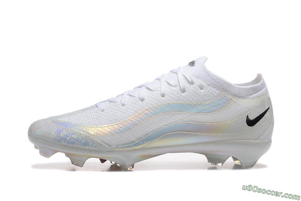 Nike Air Zoom Mercurial Vapor 16 Elite FG Firm Ground Soccer Cleats - White/Black 2