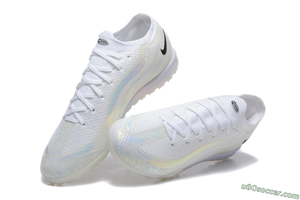 Nike Air Zoom Mercurial Vapor 16 Elite TF Artificial Turf Soccer Shoes - White/Black 6