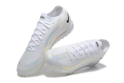 Nike Air Zoom Mercurial Vapor 16 Elite TF Artificial Turf Soccer Shoes - White/Black