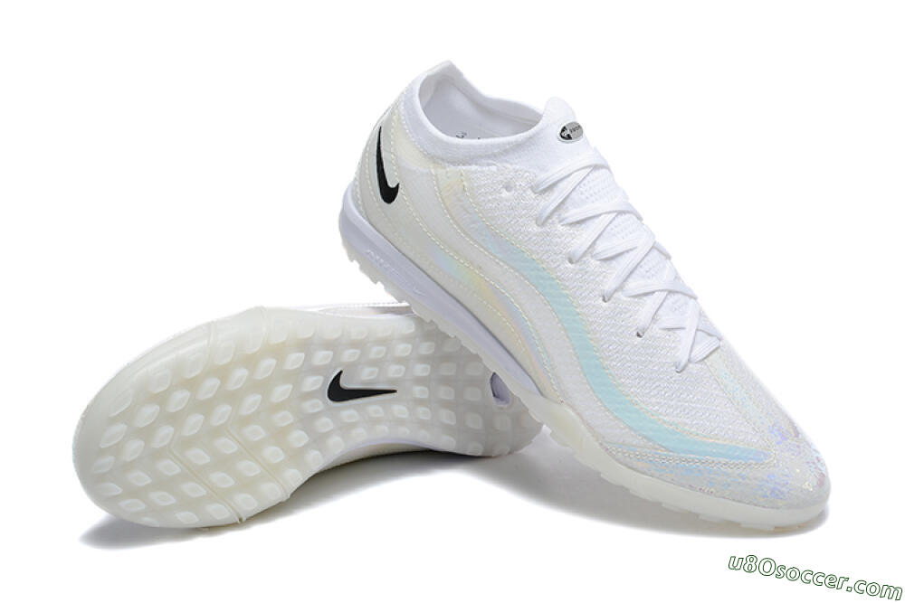 Nike Air Zoom Mercurial Vapor 16 Elite TF Artificial Turf Soccer Shoes - White/Black 4