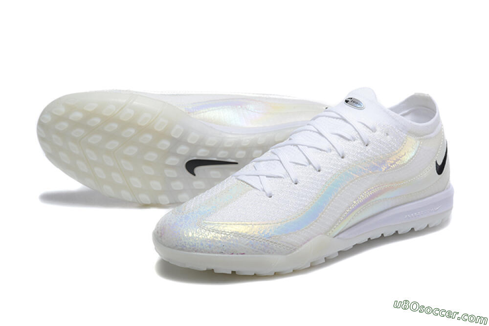 Nike Air Zoom Mercurial Vapor 16 Elite TF Artificial Turf Soccer Shoes - White/Black 3