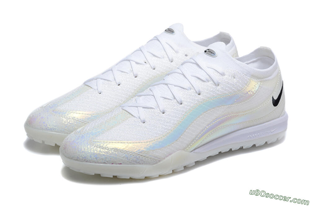 Nike Air Zoom Mercurial Vapor 16 Elite TF Artificial Turf Soccer Shoes - White/Black 5