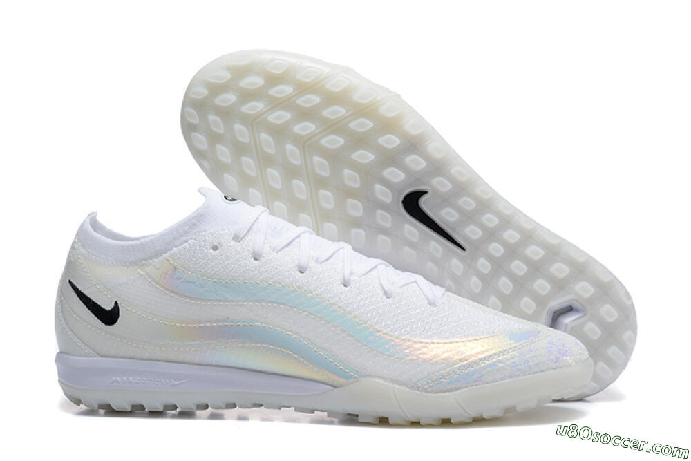 Nike Air Zoom Mercurial Vapor 16 Elite TF Artificial Turf Soccer Shoes - White/Black 1