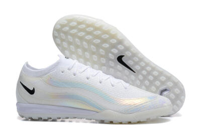 Nike Air Zoom Mercurial Vapor 16 Elite TF Artificial Turf Soccer Shoes - White/Black