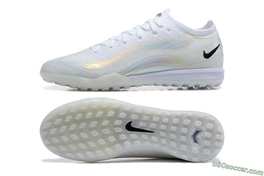 Nike Air Zoom Mercurial Vapor 16 Elite TF Artificial Turf Soccer Shoes - White/Black 0
