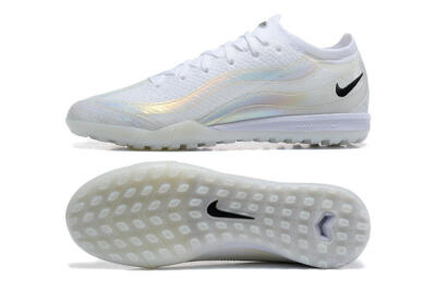 Nike Air Zoom Mercurial Vapor 16 Elite TF Artificial Turf Soccer Shoes - White/Black