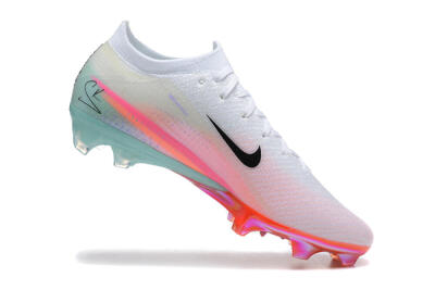 Nike Air Zoom Mercurial Vapor 16 Elite FG Firm Ground Soccer Cleats - White/Black/Pink