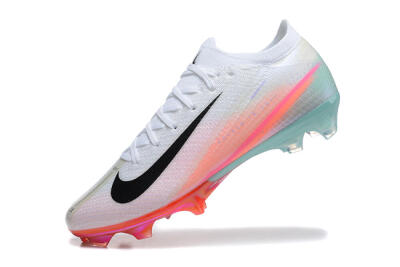 Nike Air Zoom Mercurial Vapor 16 Elite FG Firm Ground Soccer Cleats - White/Black/Pink