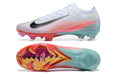 Nike Air Zoom Mercurial Vapor 16 Elite FG Firm Ground Soccer Cleats - White/Black/Pink