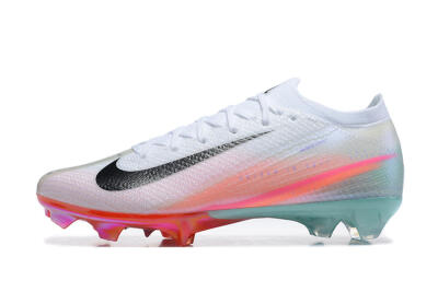 Nike Air Zoom Mercurial Vapor 16 Elite FG Firm Ground Soccer Cleats - White/Black/Pink