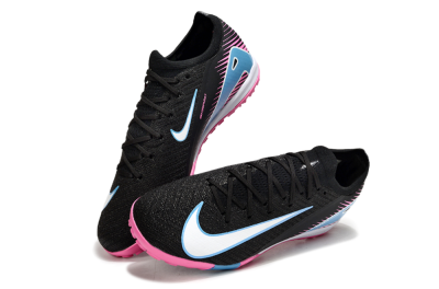Nike Air Zoom Mercurial Vapor 16 Elite TF Artificial Turf Soccer Shoes - Black/White/Jade