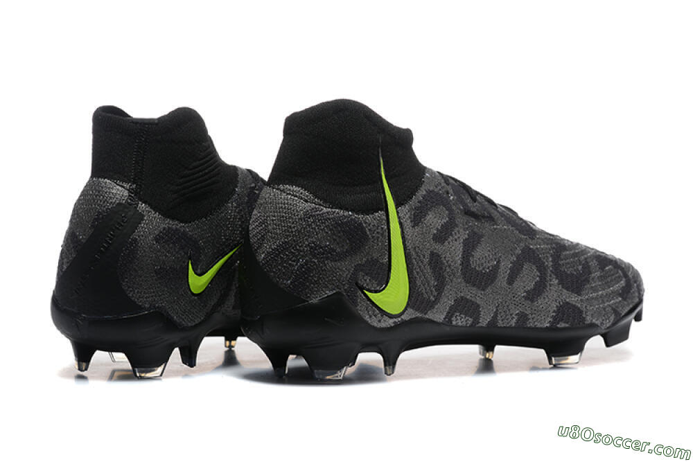 Nike Phantom Luna Elite FG Firm Ground Soccer Cleats - Black/Yellow 9