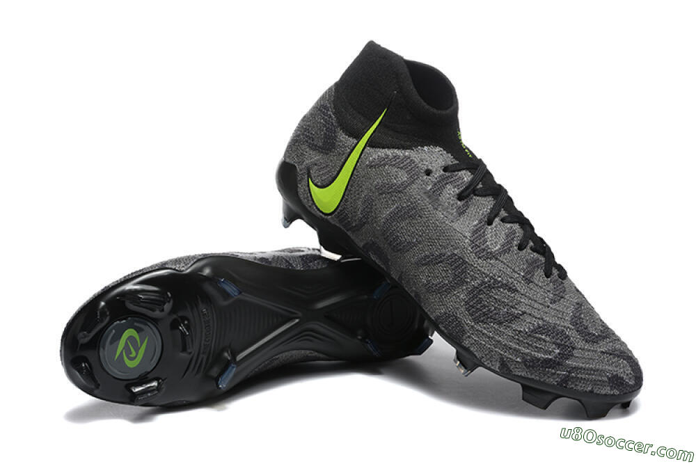 Nike Phantom Luna Elite FG Firm Ground Soccer Cleats - Black/Yellow 4